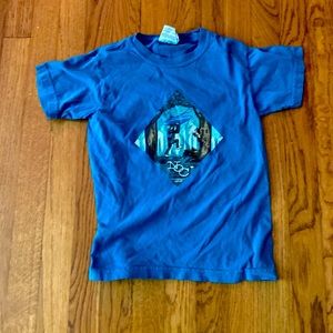 Teal kids tee